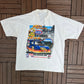 18th Annual NHRA Nationals 1999 Graphic Tee | Size X-Large | Vintage 1990s NHRA Racing White T-Shirt |