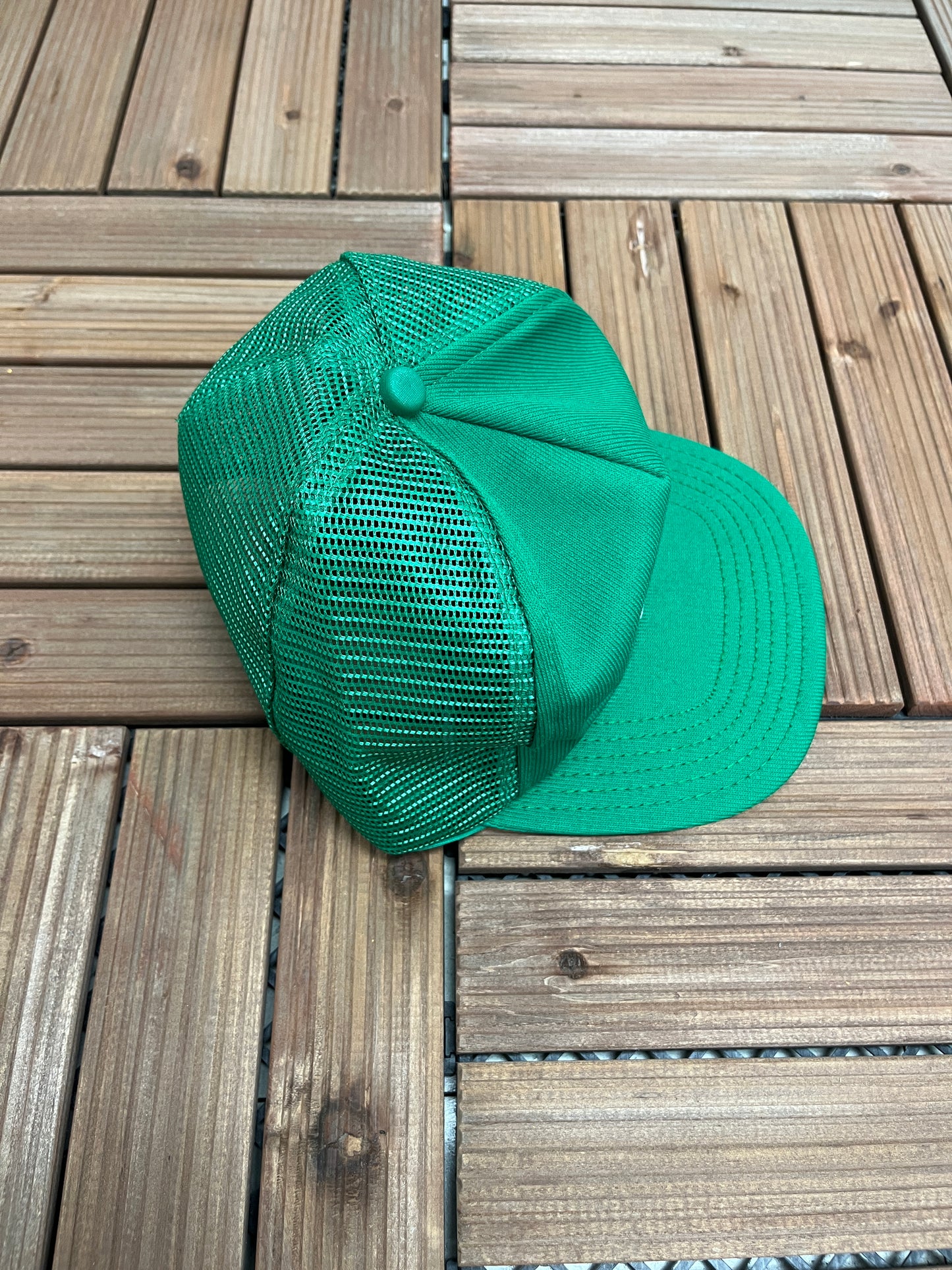 Florin Feeds Graphic Hat | Adjustable With Snap Back | Vintage 1990s Promotional Green Trucker Cap | Free Shipping to USA|