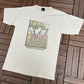 Wildlife Encounters Graphic Tee | Size Medium | Vintage 1990s Made in USA Animal White T-Shirt |