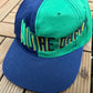 Notre Dame Fighting Irish Graphic Hat | Snap Back | Vintage 1990s College Sports Green & Blue Cap |