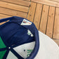 Notre Dame Fighting Irish Graphic Hat | Snap Back | Vintage 1990s College Sports Green & Blue Cap |
