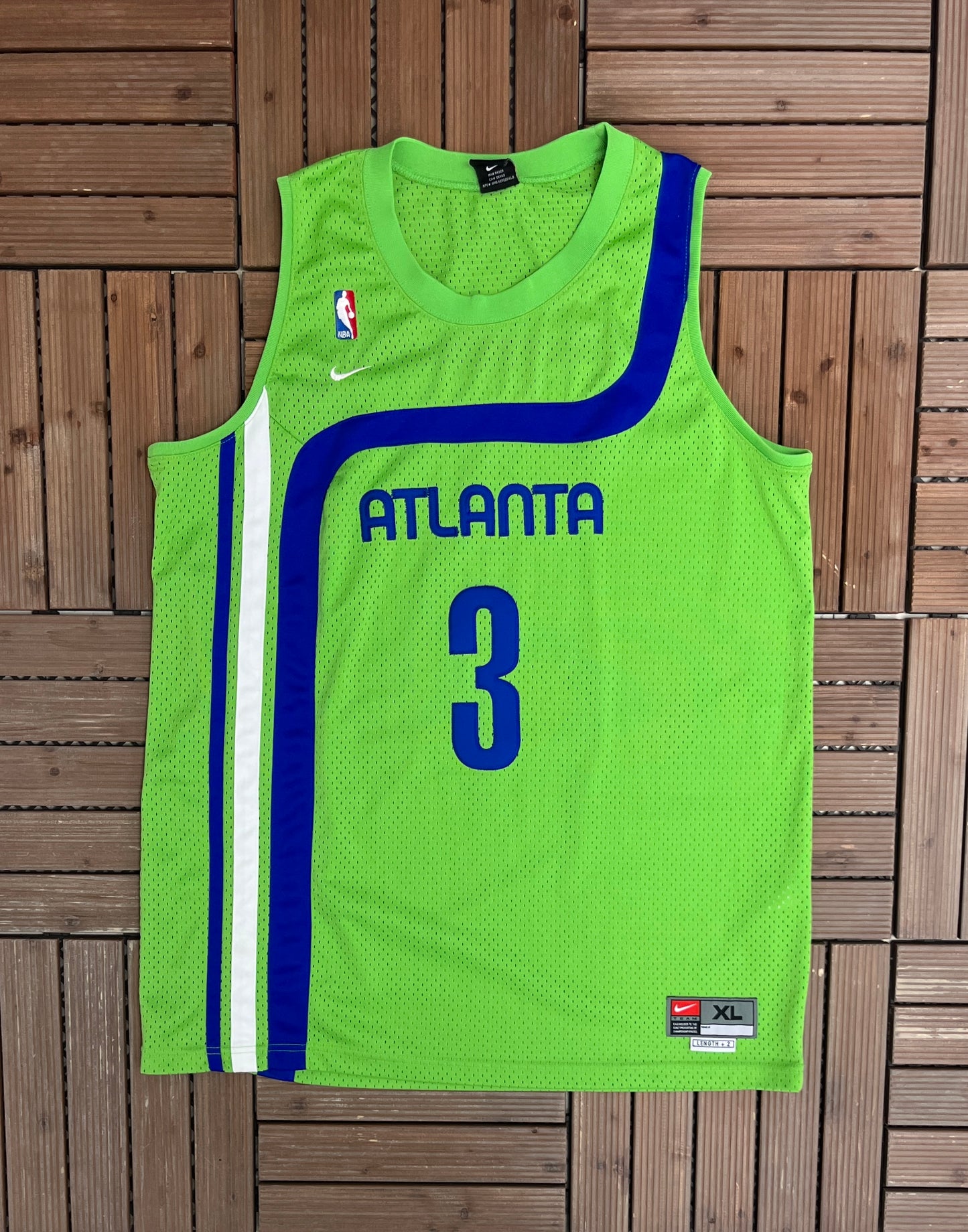 Atlanta Hawks Shareef Abdur-Rahim Basketball Jersey | Size X-Large | Vintage 1990s NBA Basketball Green Jersey |