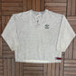 Green Bay Packers Embroidered Graphic Quarter Button Sweater | Size X-Large | Vintage 1990s NFL Football Grey Sweater |