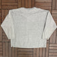 Green Bay Packers Embroidered Graphic Quarter Button Sweater | Size X-Large | Vintage 1990s NFL Football Grey Sweater |