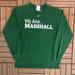 Marshall Thundering Herd Nike Graphic Tee | Size Small | Vintage 2000s College Sports Green T-Shirt | Free Shipping to USA |