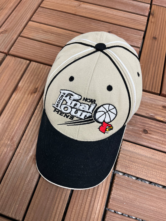 Louisville Cardinals Final Four 2005 Embroidered Hat | Strap Back Adjustable | Vintage 2000s College Beige Cap | Free Shipping to USA |