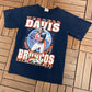 Denver Broncos Terrell Davis MVP Graphic Tee | Size Medium | Vintage 1990s NFL Football T-Shirt |