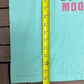 Caution Wide Mood Swings Graphic Tee | Size X-Large | Vintage 1980s Cartoon Cute Teal T-Shirt |