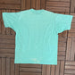 Caution Wide Mood Swings Graphic Tee | Size X-Large | Vintage 1980s Cartoon Cute Teal T-Shirt |