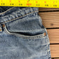 Levi Strauss & Co 512 Slim Fit Blue Denim Jeans | Size 34 | Vintage 1990s Levi's Blue Jeans |