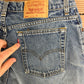 Levi Strauss & Co 512 Slim Fit Blue Denim Jeans | Size 34 | Vintage 1990s Levi's Blue Jeans |