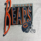 Chicago Bears Graphic Tee | Size Large | Vintage 1990s NFL Football Grey T-Shirt |