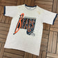 Chicago Bears Graphic Tee | Size Large | Vintage 1990s NFL Football Grey T-Shirt |