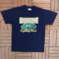 Notre Dame Fighting Irish Graphic Tee | Size X-Large | Vintage 1990s College Sports Blue T-Shirt | Made in USA |