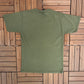 Yellowstone National Park Graphic Tee | Size Medium | Vintage 1990s Tourist Promotional Green T-Shirt | Made in USA | Free Shipping to USA |