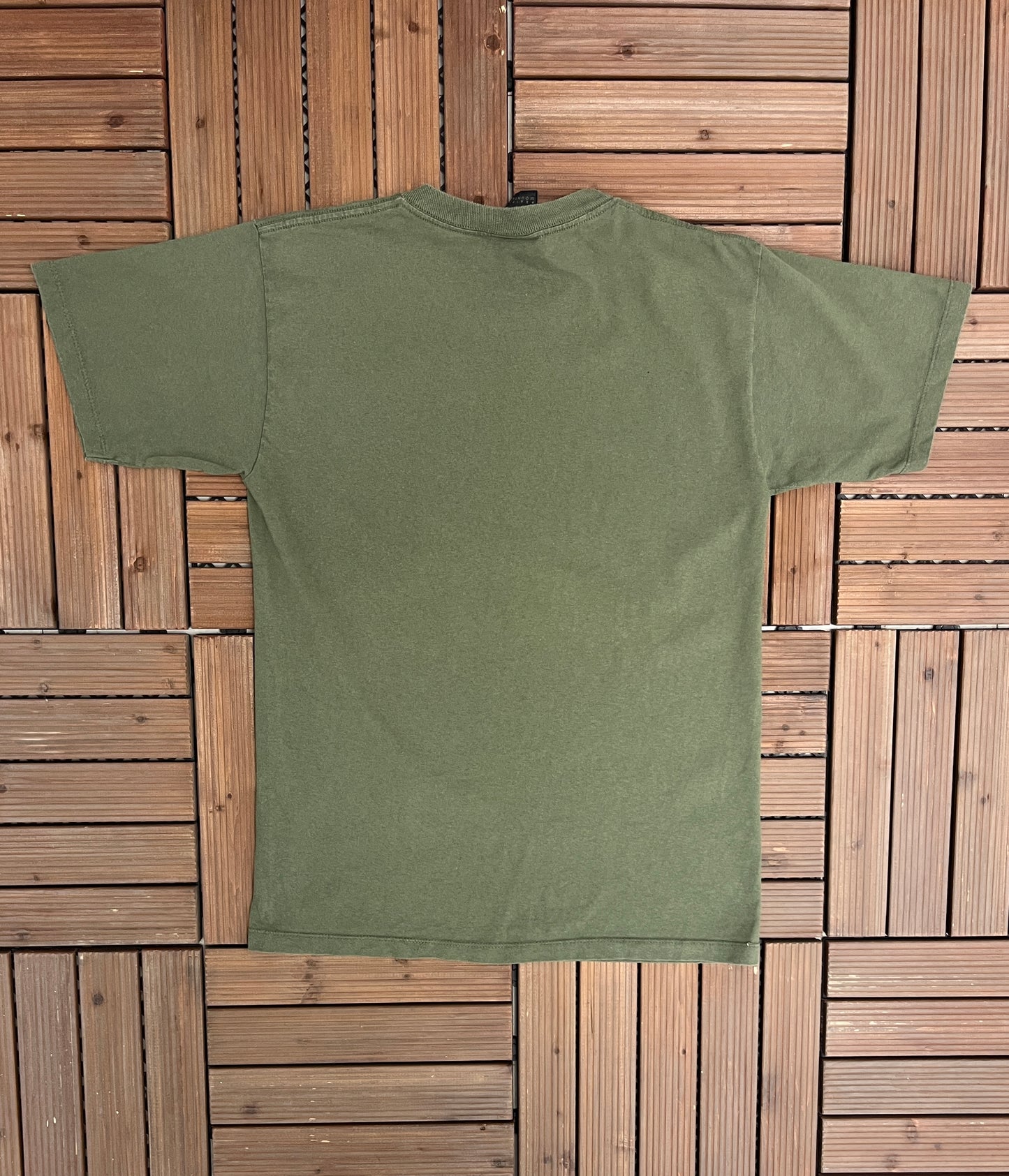 Yellowstone National Park Graphic Tee | Size Medium | Vintage 1990s Tourist Promotional Green T-Shirt | Made in USA | Free Shipping to USA |