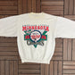 Minnesota Twins American League Champions Graphic Crewneck | Size Large | Vintage 1990s MLB Baseball White Sweater |