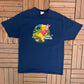 Winnie The Pooh & Piglet True Friends Graphic Tee | Size X-Large | Vintage 1990s Cartoon Blue T-Shirt | Free Shipping to USA |