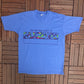 Blue Skies Music Festival 1995 Graphic Tee | Size XX-Large | Vintage 1990s Promotional Single Stitch Blue T-Shirt | Free Shipping to USA |