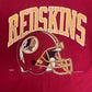 Washington Redskins Graphic Tee | Size Large | Vintage 1990s NFL Football Red T-Shirt |