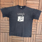Canadian Amateur Musicians Graphic Tee | Size X-Large | Vintage 1990s Single Stitch Black T-Shirt | Made in Canada | Free Shipping to USA |