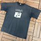 Canadian Amateur Musicians Graphic Tee | Size X-Large | Vintage 1990s Single Stitch Black T-Shirt | Made in Canada | Free Shipping to USA |