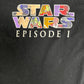 Star Wars Episode 1 Graphic Tee | Size Medium | Vintage 1990s Science Fiction Black T-Shirt |