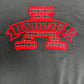 Panthers Embroidered Graphic Crewneck | Size Large | Vintage 1990s High School Football Black Sweater |