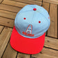 Houston Oilers Embroidered Graphic Hat | One Size With A Snap Back | Vintage 1990s NFL Football Light Blue Cap |