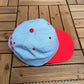 Houston Oilers Embroidered Graphic Hat | One Size With A Snap Back | Vintage 1990s NFL Football Light Blue Cap |