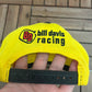 Ward Burton Caterpillar Racing Embroidered Graphic Hat | Snap Back | Vintage 2000s NASCAR Racing Black & Yellow Cap |