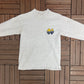 Notre Dame Fighting Irish Graphic Tee | Size Large | Vintage 1990 College Grey Long Sleeve T-Shirt | |