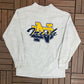 Notre Dame Fighting Irish Graphic Tee | Size Large | Vintage 1990 College Grey Long Sleeve T-Shirt | |