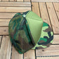 Camouflage Green Trucker Hat | Adjustable With Snap Back | Vintage 1990s Camo Green Cap | Free Shipping to USA|