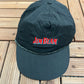 Jim Beam Embroidered Graphic Hat | Snap Back | Vintage 1990s Alcohol Promotional Black Cap |