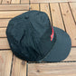 Jim Beam Embroidered Graphic Hat | Snap Back | Vintage 1990s Alcohol Promotional Black Cap |