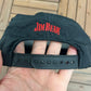 Jim Beam Embroidered Graphic Hat | Snap Back | Vintage 1990s Alcohol Promotional Black Cap |