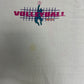 Volleyball Above The Net Graphic Tee | Size X-Large | Vintage 1990s Promotional Sports White T-Shirt |