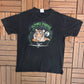 Flying Tigers Graphic Tee | Size Large | Vintage 1990s Single Stitch Animal Black T-Shirt | Made in USA | Free Shipping to USA|