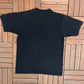 Bronx Zoo Lion & Cheetah Graphic Tee | Size Large | Vintage 1980s Single Stitch Promotional Black T-Shirt | Free Shipping to USA |