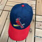 St. Louis Cardinals Embroidered Graphic Hat | Snap Back | Vintage 2000s MLB Baseball Blue Cap |