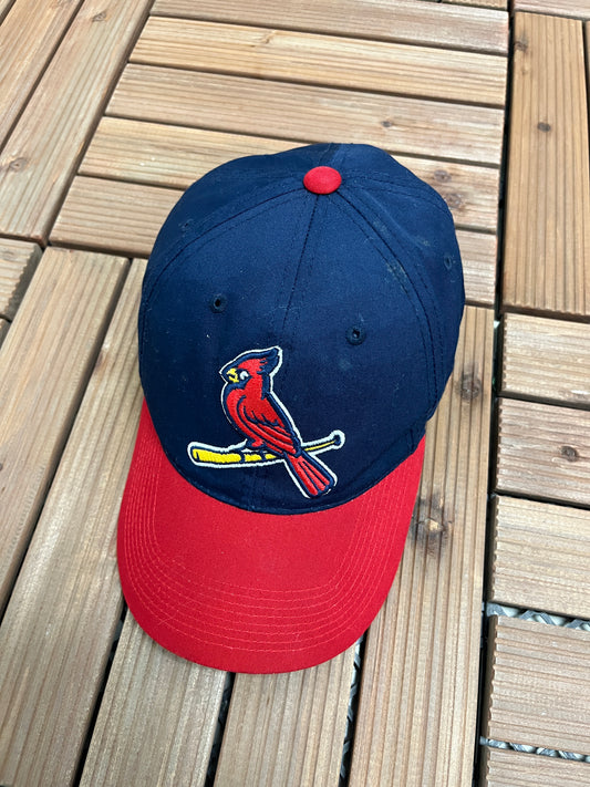 St. Louis Cardinals Embroidered Graphic Hat | Snap Back | Vintage 2000s MLB Baseball Blue Cap |