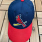 St. Louis Cardinals Embroidered Graphic Hat | Snap Back | Vintage 2000s MLB Baseball Blue Cap |