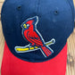 St. Louis Cardinals Embroidered Graphic Hat | Snap Back | Vintage 2000s MLB Baseball Blue Cap |