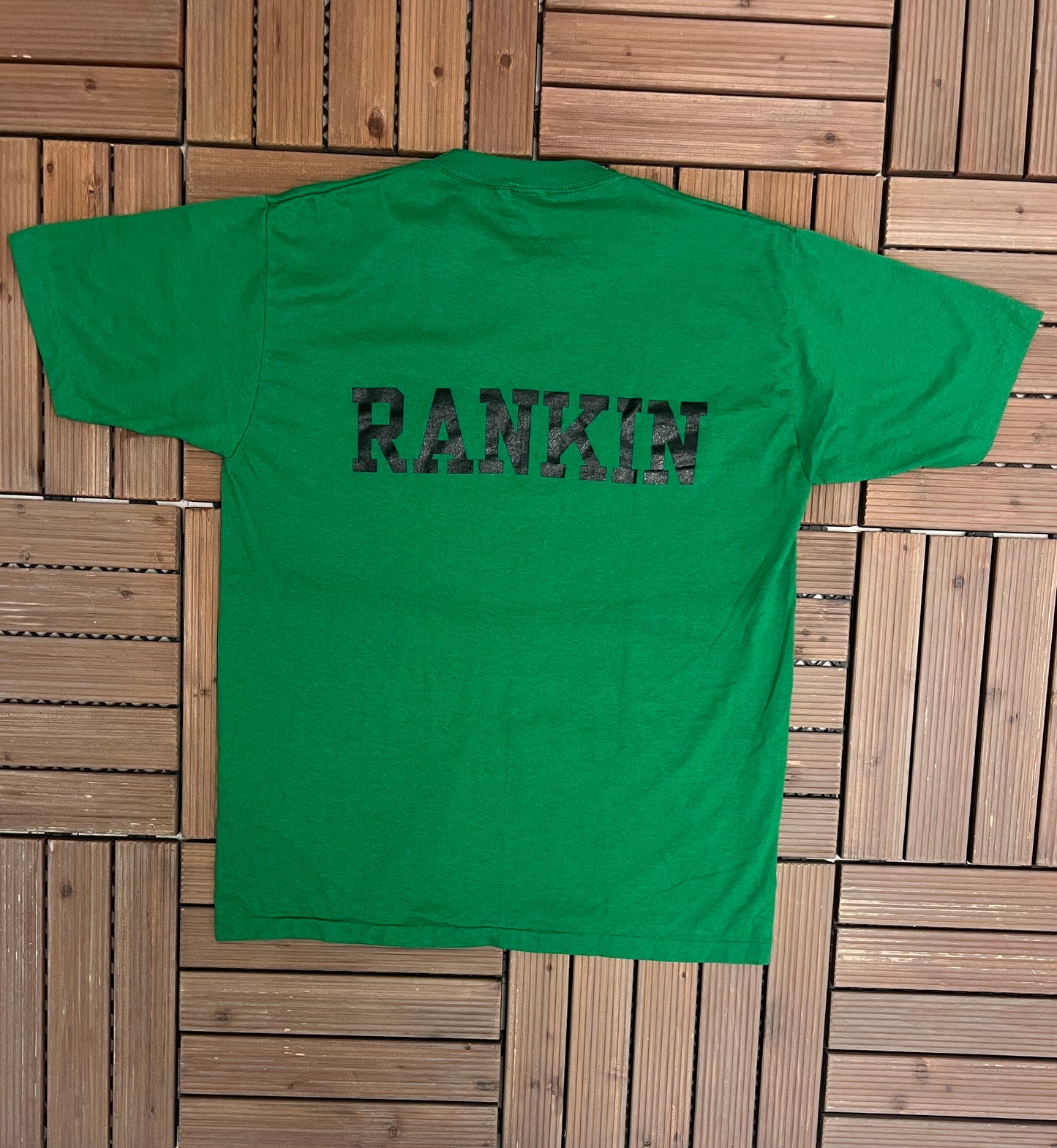 The Rankin Family Music Band Graphic Tee | Size Large | Vintage 1990s Single Stitch Green T-Shirt |