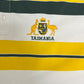 Tasmania, Australia Embroidered Rugby Jersey | Size Medium | Vintage 1990s Striped Rugby T-Shirt |