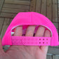 Get Real Embroidered Graphic Hat | Adjustable With Snap Back | Vintage 1990s Promotional Pink Cap |