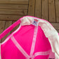 Get Real Embroidered Graphic Hat | Adjustable With Snap Back | Vintage 1990s Promotional Pink Cap |