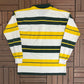 Tasmania, Australia Embroidered Rugby Jersey | Size Medium | Vintage 1990s Striped Rugby T-Shirt |