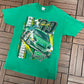 Carl Edwards Scotts Team Racing NASCAR Racing Graphic Tee | Size Large | Vintage 2000s Racing Green T-Shirt |